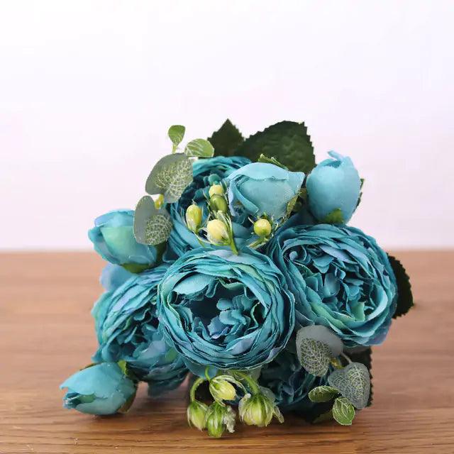 Silk Peony Flower Arrangement in Pink