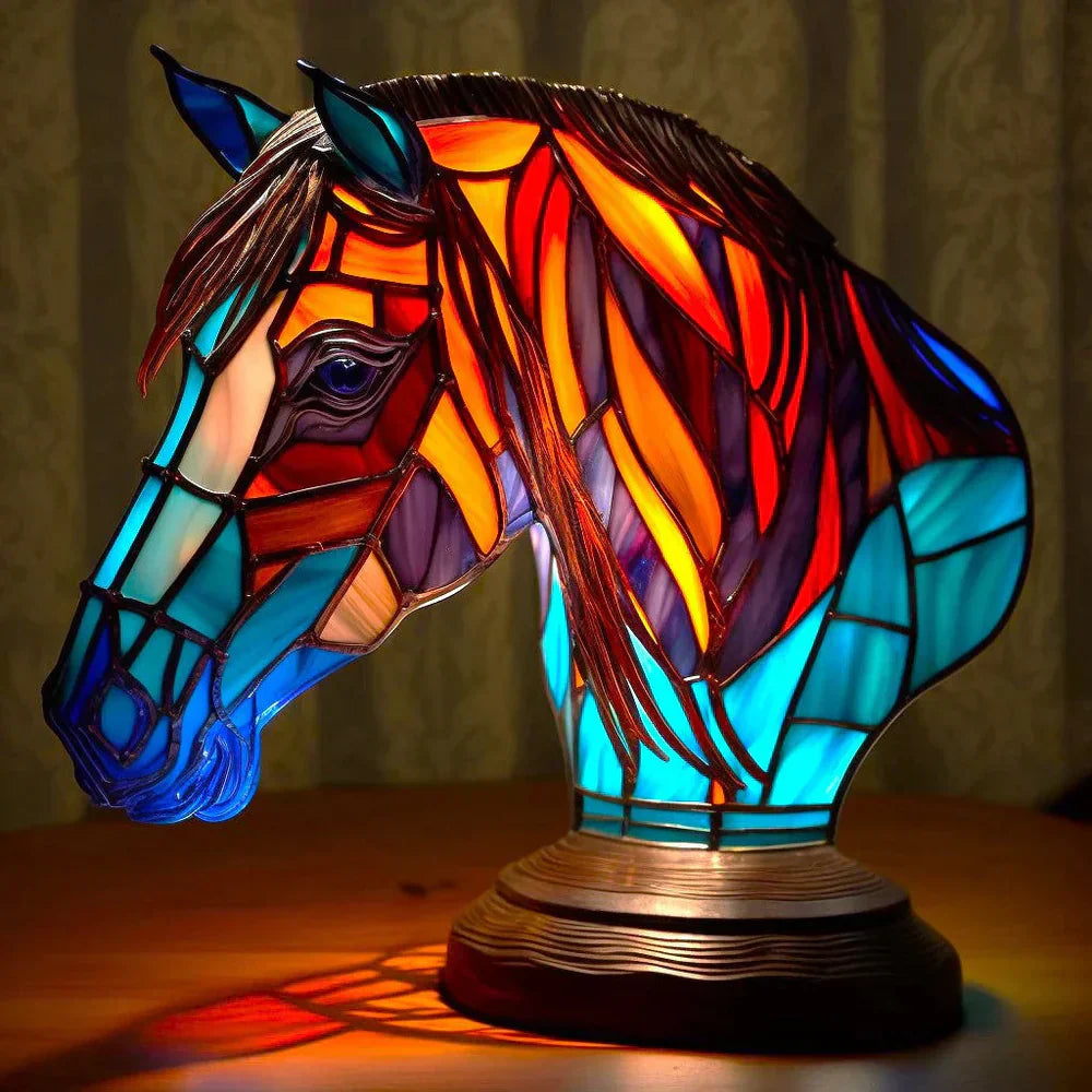 VitraFauna Stained Glass Animal Lamp