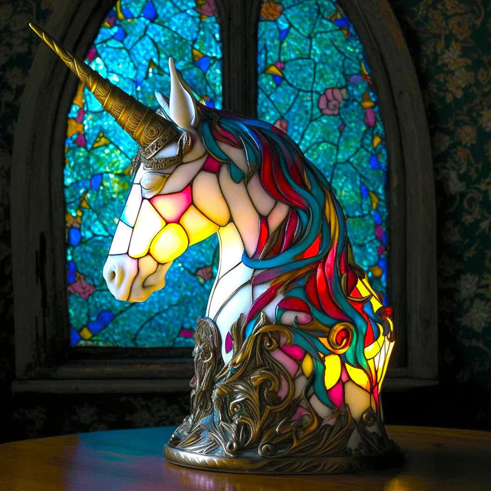 VitraFauna Stained Glass Animal Lamp