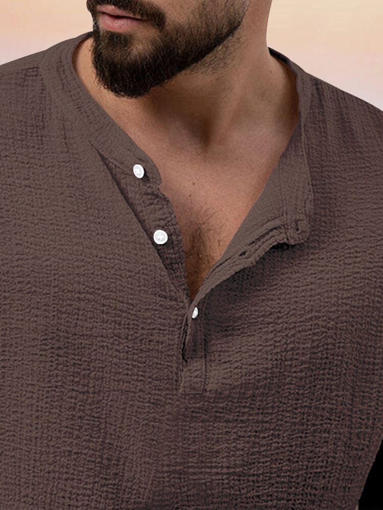 Men's Breathable 100% Linen Summer Set