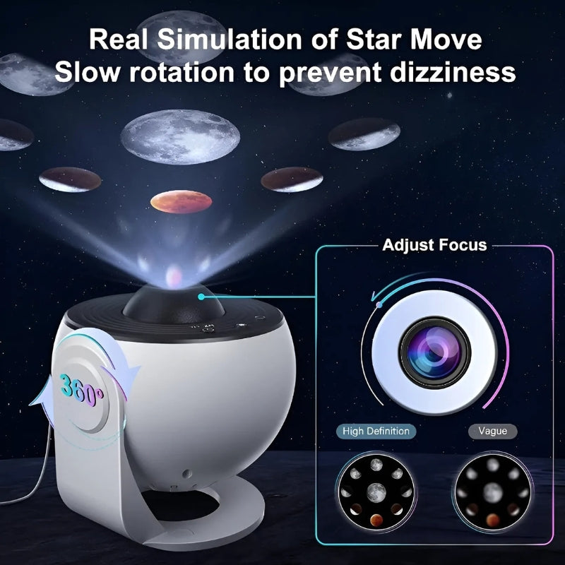 360° Star Projector with 12 Unique Projections