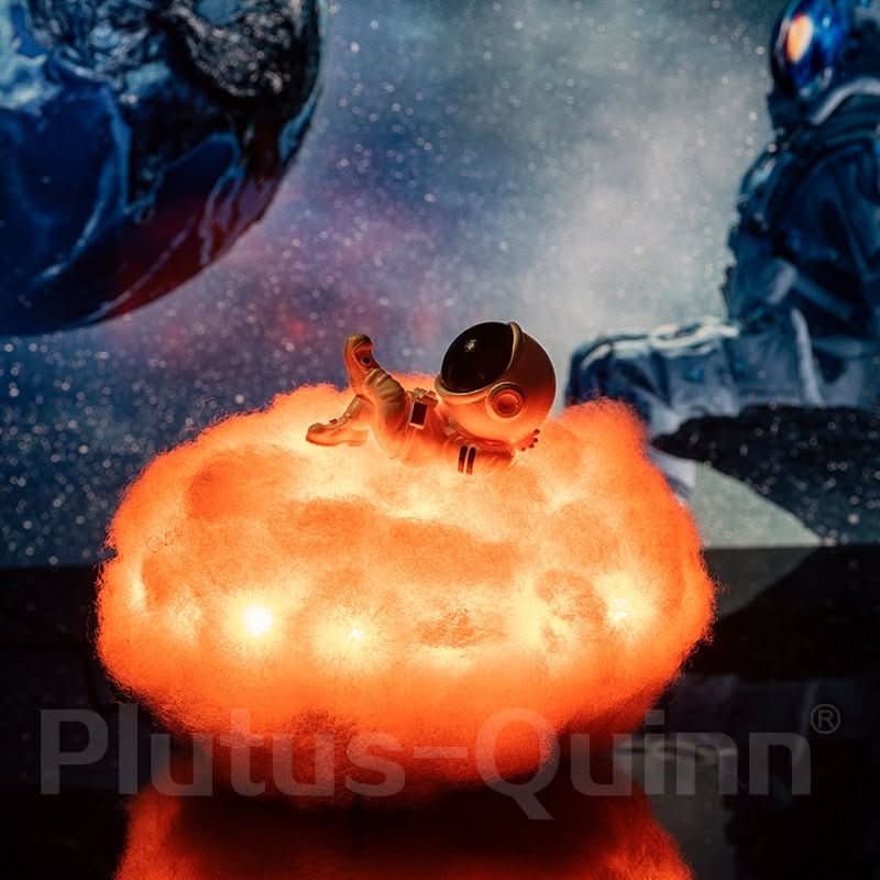 Astronaut Cloud LED Night Light with 16-Color Options