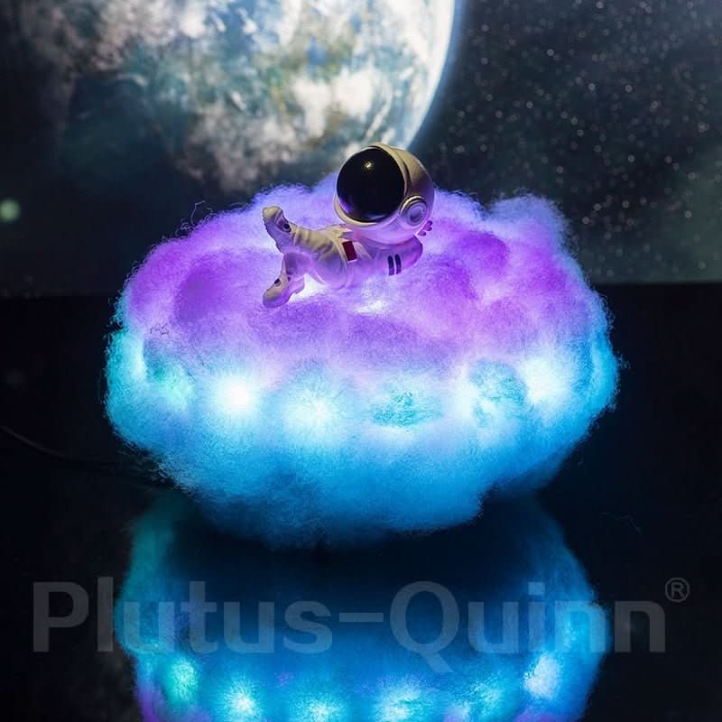 Astronaut Cloud LED Night Light with 16-Color Options
