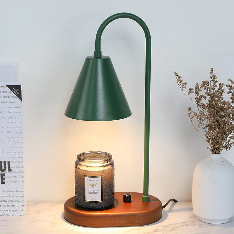 Atmospheric Candle Warmer with Adjustable Brightness