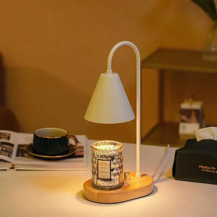 Atmospheric Candle Warmer with Adjustable Brightness