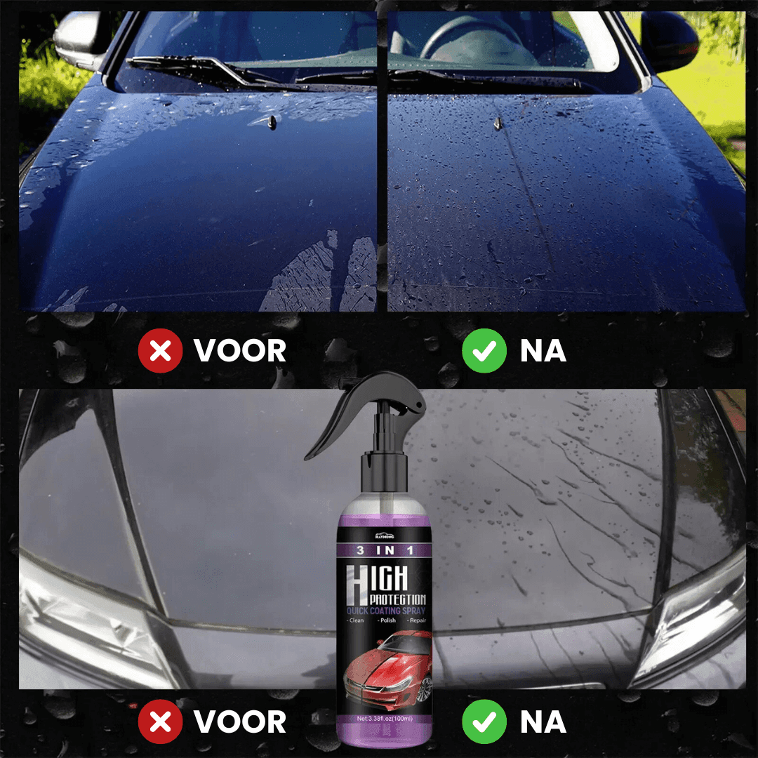 3-in-1 Nano Ceramic Coating Spray for Car Care