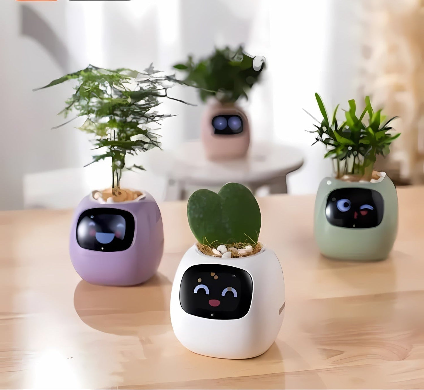 Automatic Smart Flower Pot with App Integration and Emojis