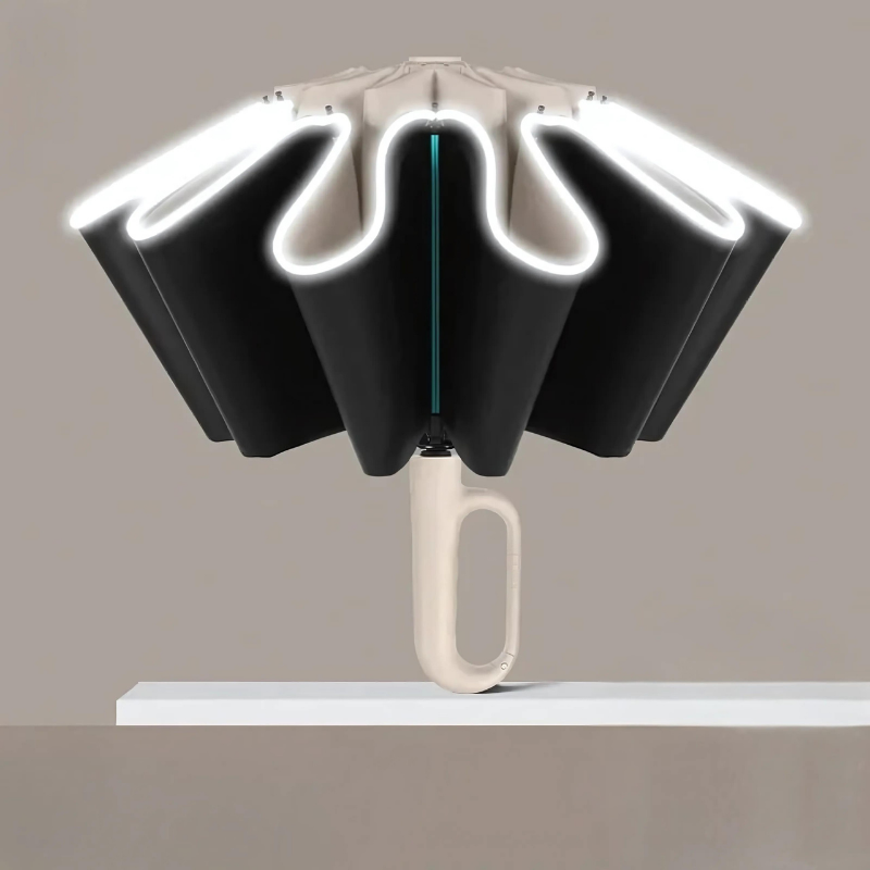 Automatic Hook Umbrella with UV Protection and Quick-Dry Teflon Coating