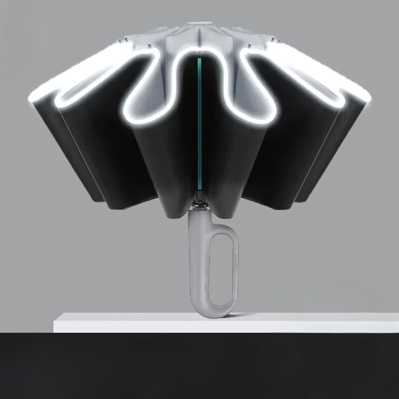 Automatic Hook Umbrella with UV Protection and Quick-Dry Teflon Coating