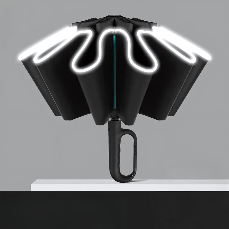 Automatic Hook Umbrella with UV Protection and Quick-Dry Teflon Coating