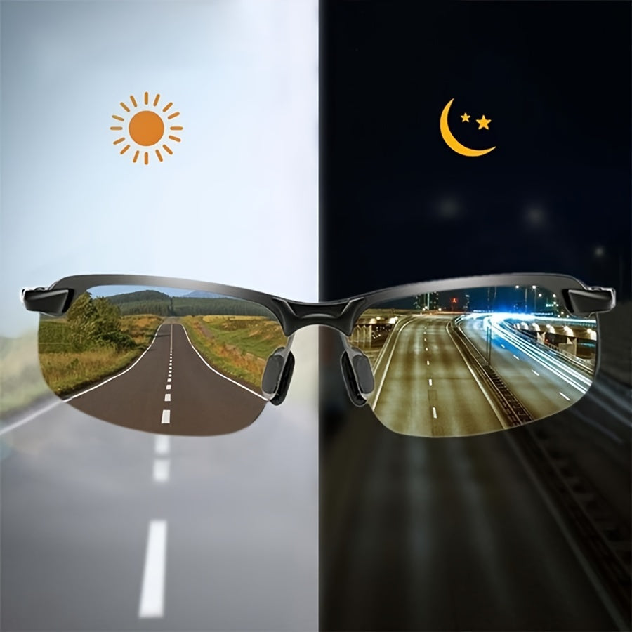 Polarized Photochromic Sunglasses with Elegant Design
