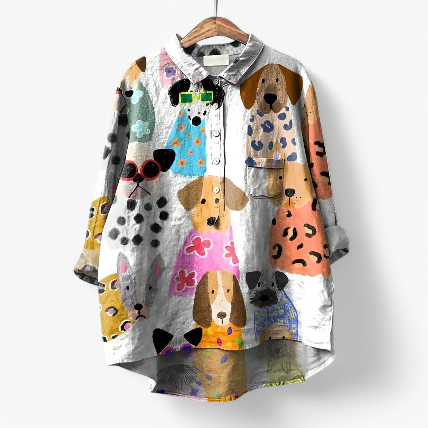 Elegant Graphic Pattern Shirt for Women