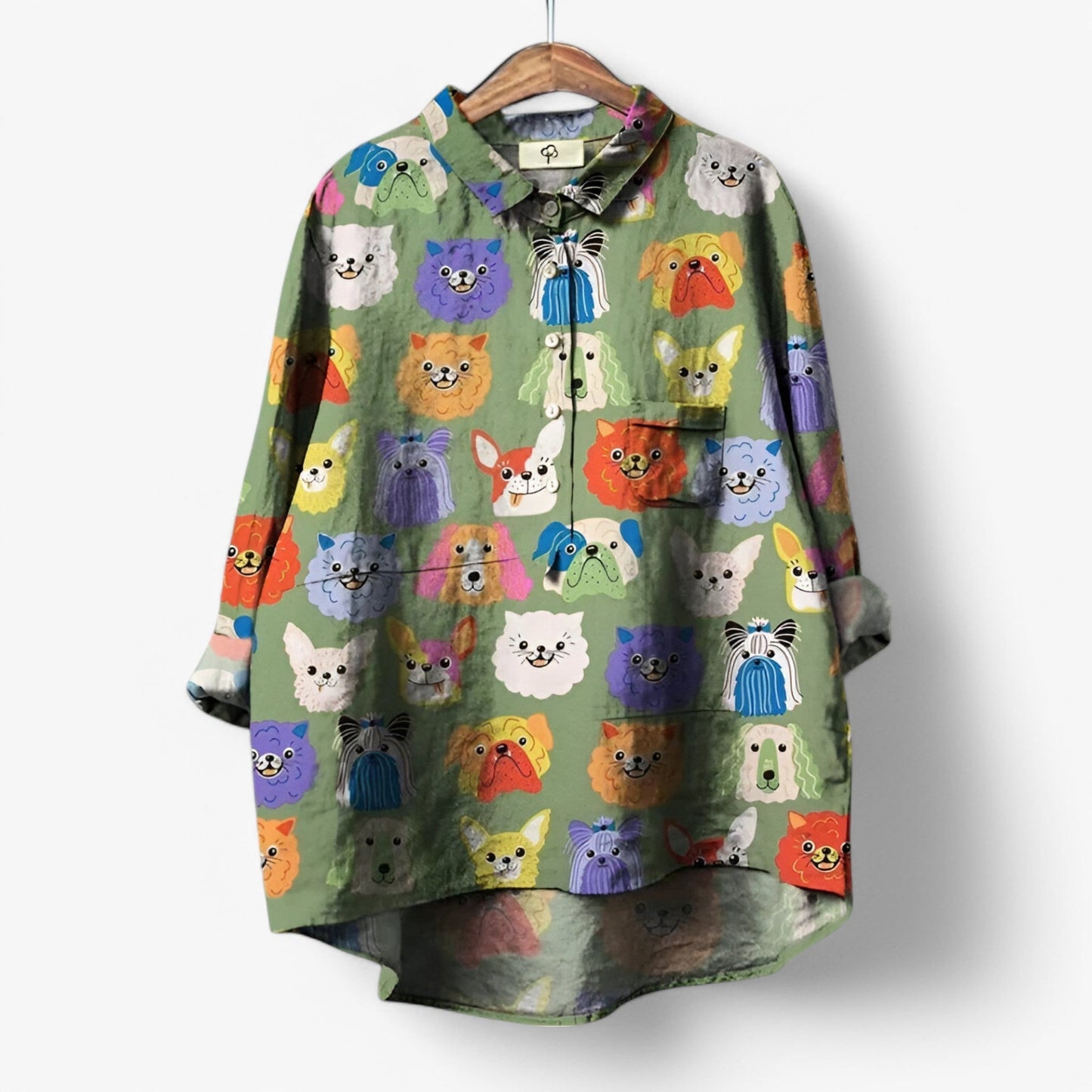 Elegant Graphic Pattern Shirt for Women