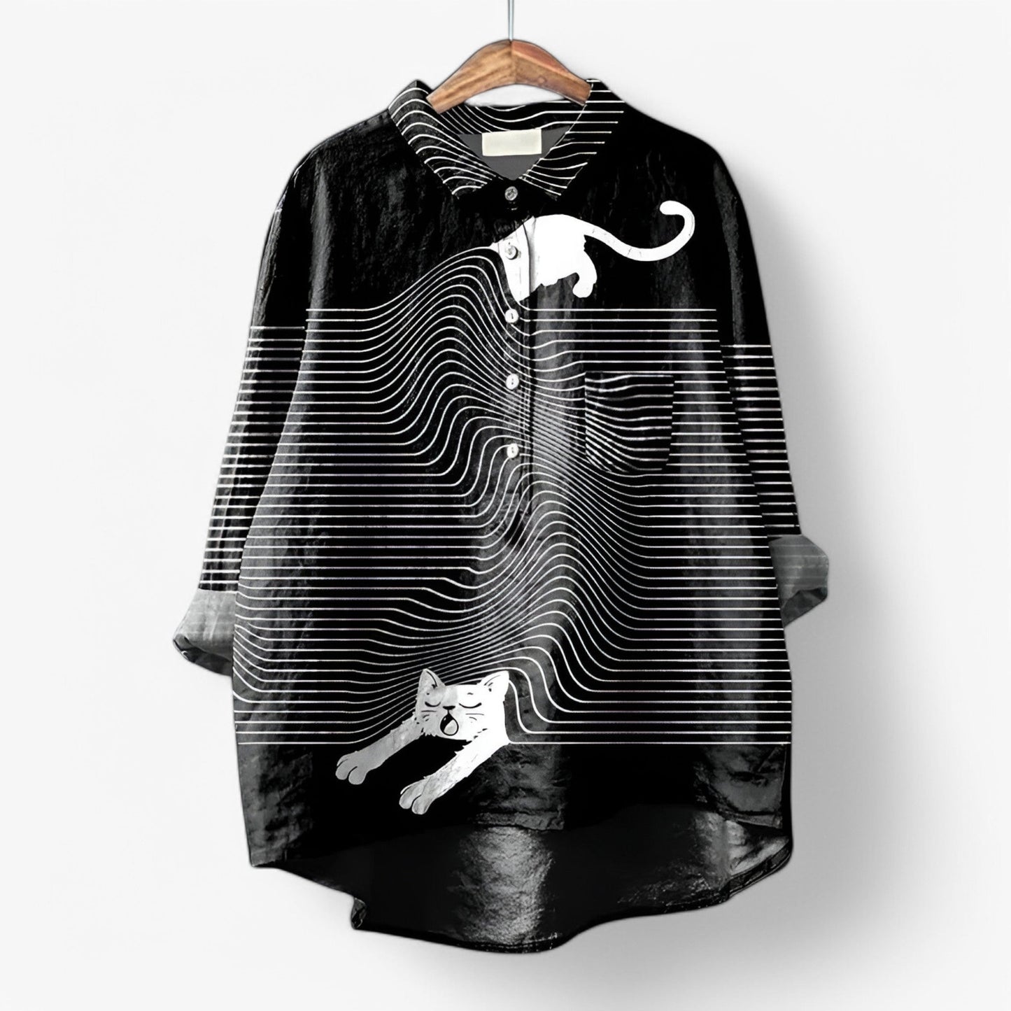 Elegant Graphic Pattern Shirt for Women