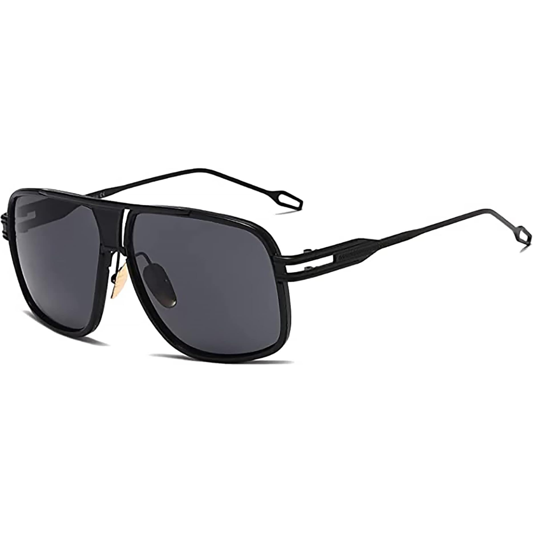 Classic Aviator Sunglasses for Men with UV Protection and Alloy Frame