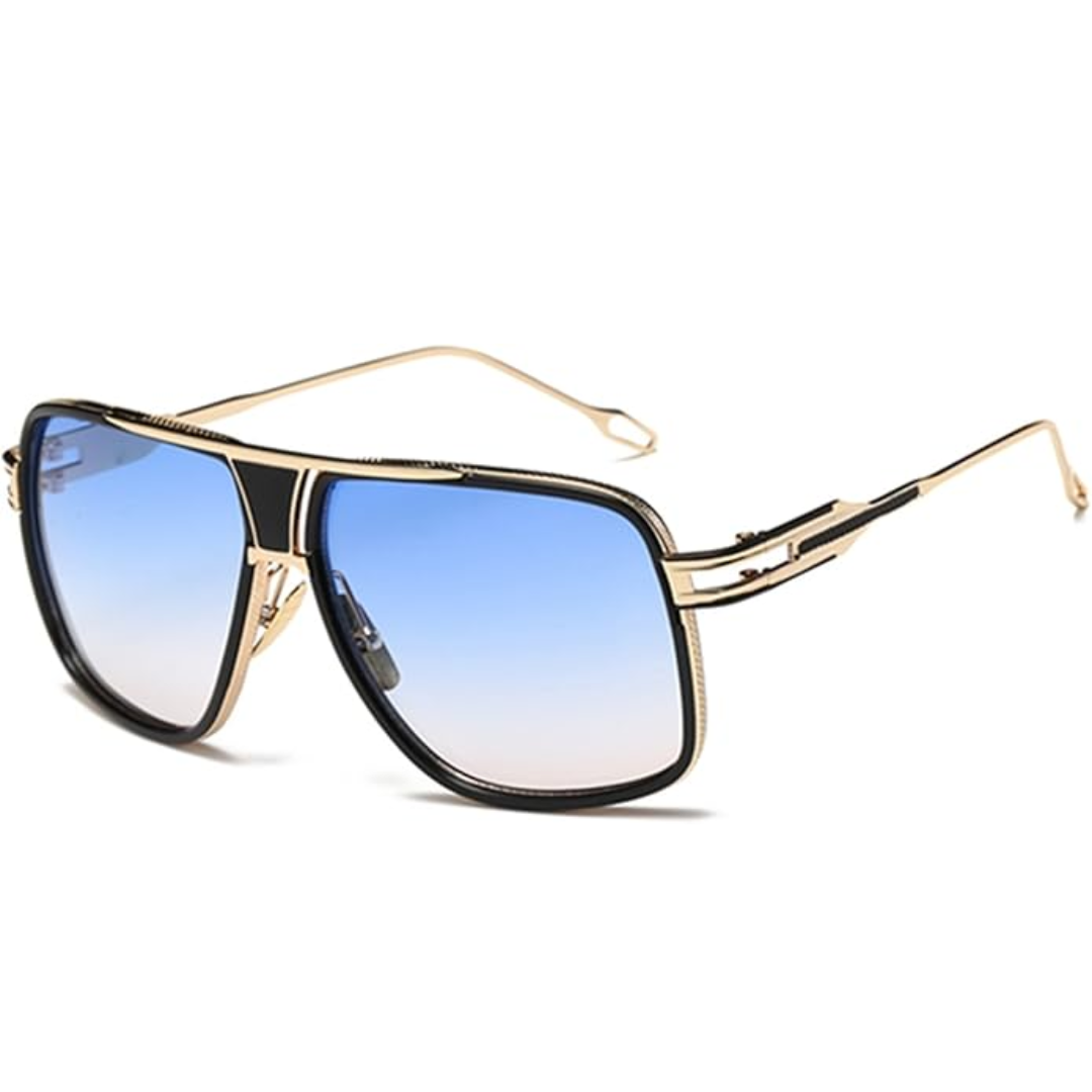 Classic Aviator Sunglasses for Men with UV Protection and Alloy Frame