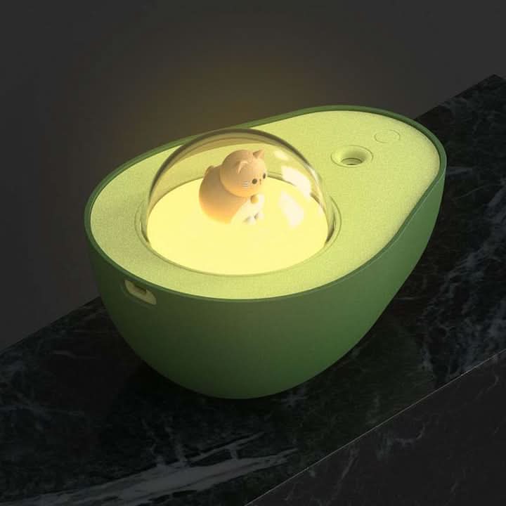 Avocado Humidifier with LED Night Light and USB Power