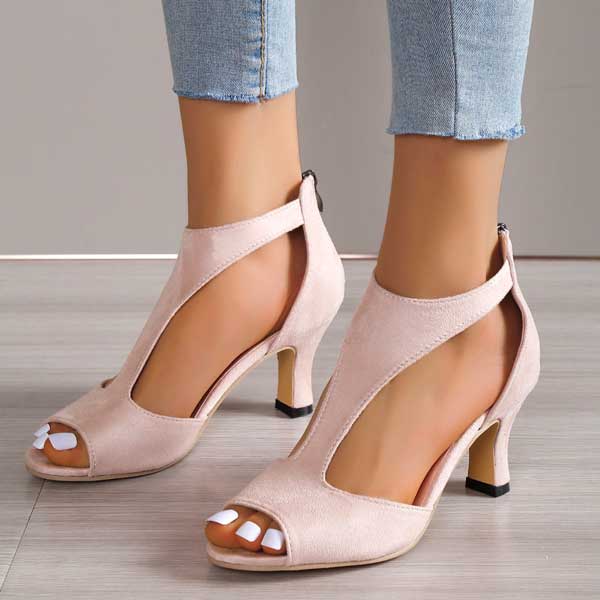 Orthopedic Comfort Heeled Sandals for Women