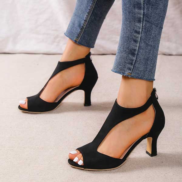 Orthopedic Comfort Heeled Sandals for Women