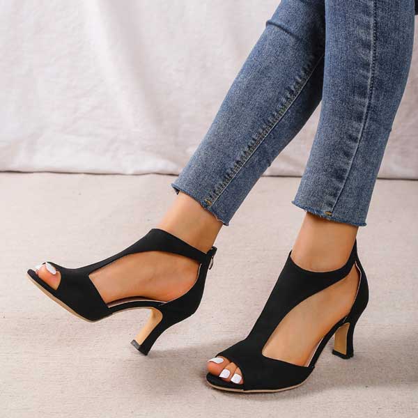 Orthopedic Comfort Heeled Sandals for Women