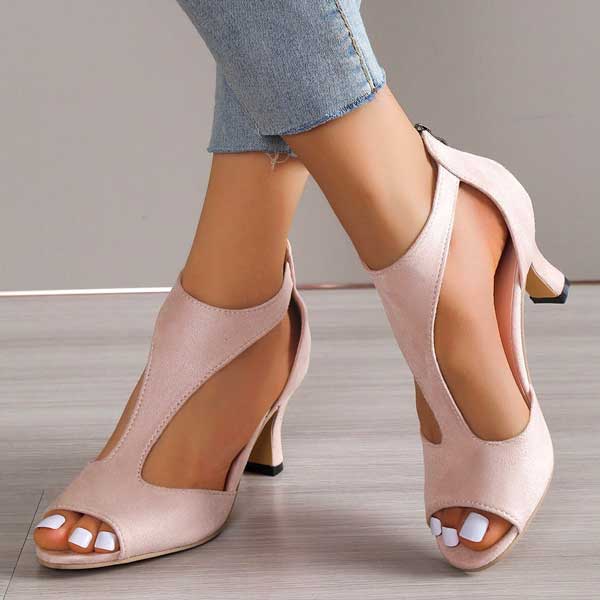 Orthopedic Comfort Heeled Sandals for Women
