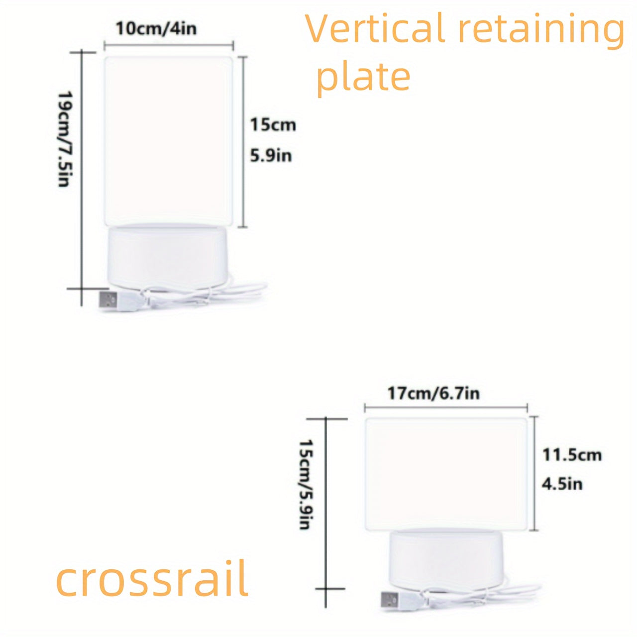 LED Desk Lamp with Integrated Writing Surface and Pen Holder