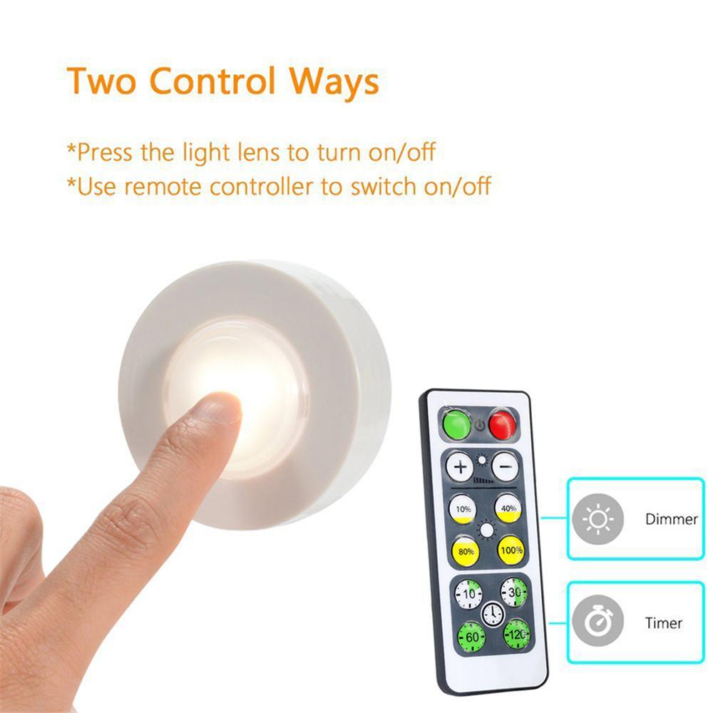 Wireless LED Touch Night Light with Remote Control