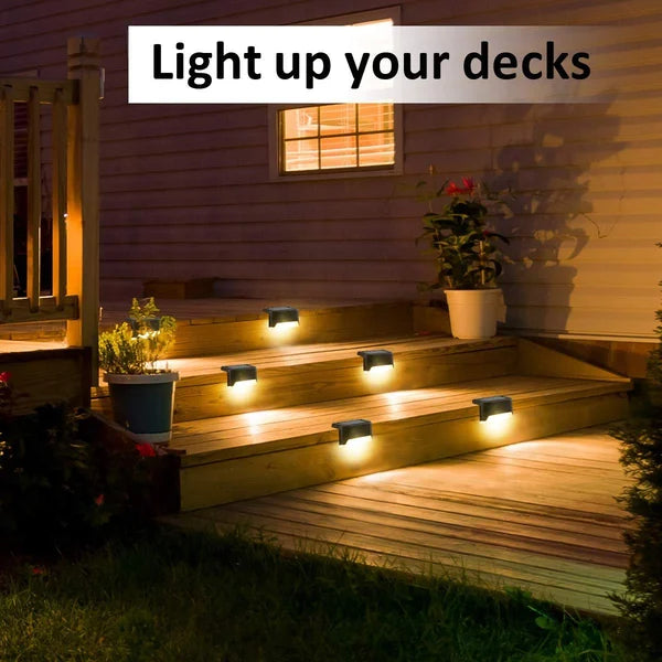 Solar-Powered Outdoor Wall Light - Waterproof Garden Lamp