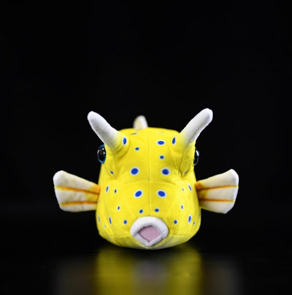 Longhorn Cowfish Plush Stuffed Toy for Ages 3+