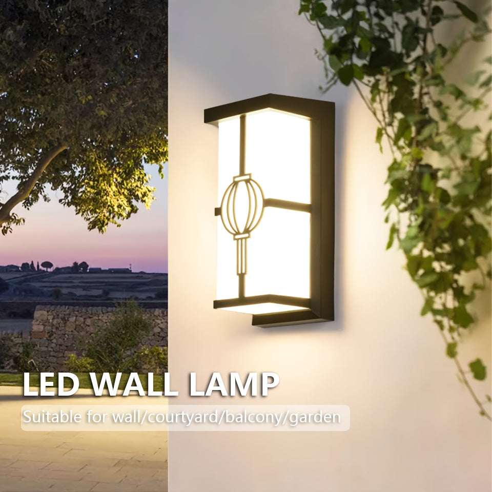 Waterproof LED Outdoor Wall Lamp for Garden and Courtyard