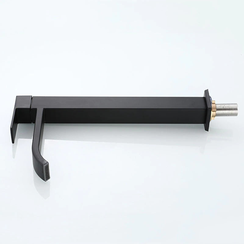 Matte Black Single Handle Cold Water Faucet for Sink