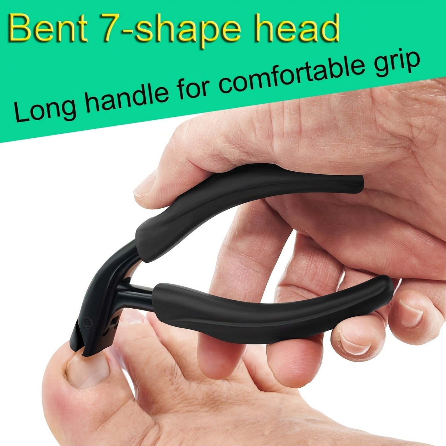 Professional Stainless Steel Toenail Clipper with Ergonomic Grip