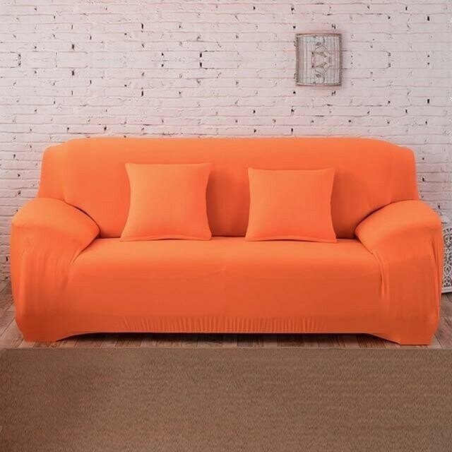 Stretchable Slipcover Sofa Protector in Plain Color