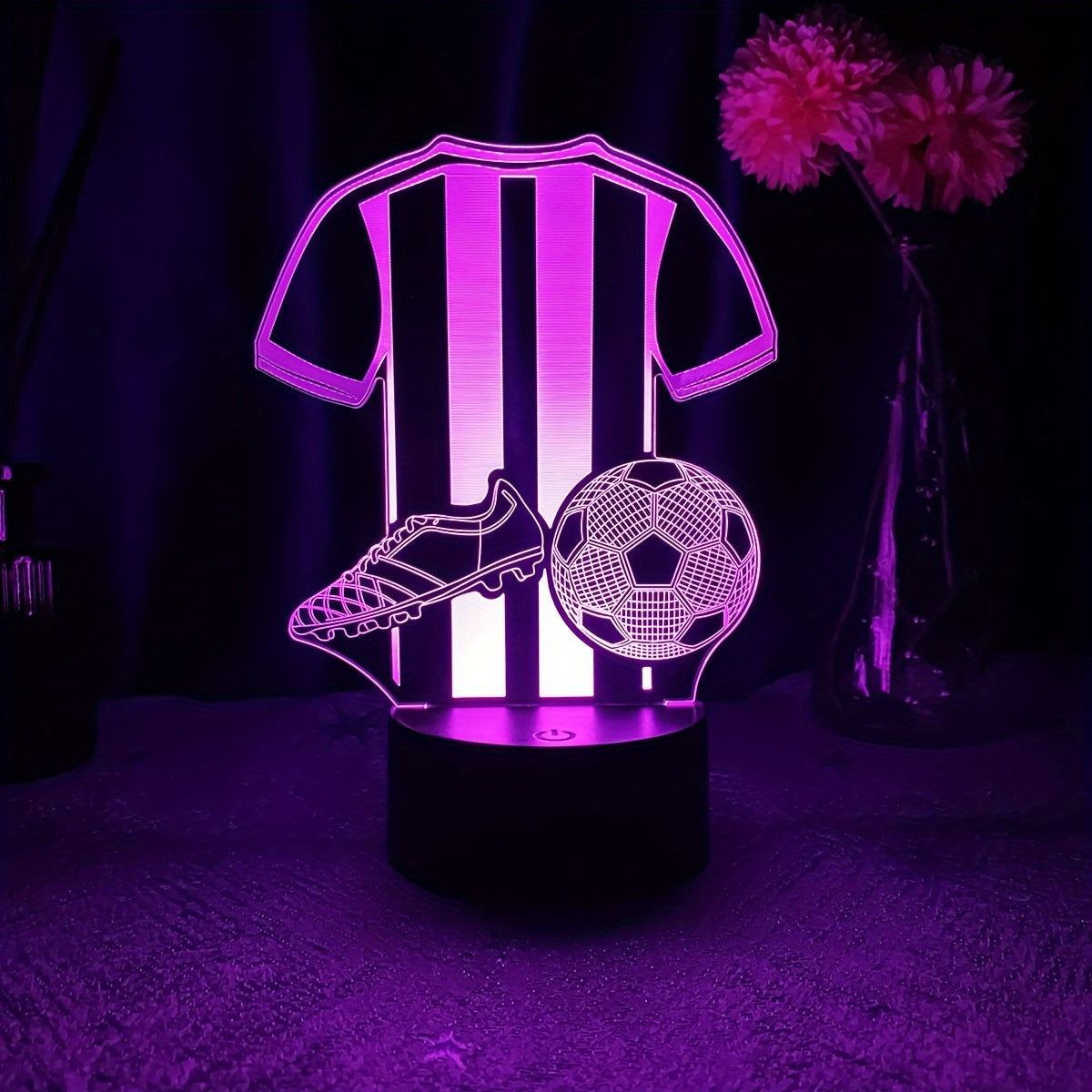3D LED Football Night Light with Touch Control