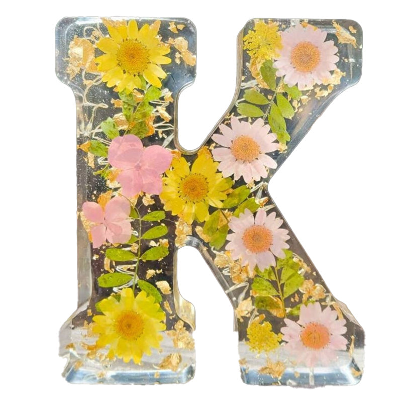 Dried Flower Alphabet Night Light