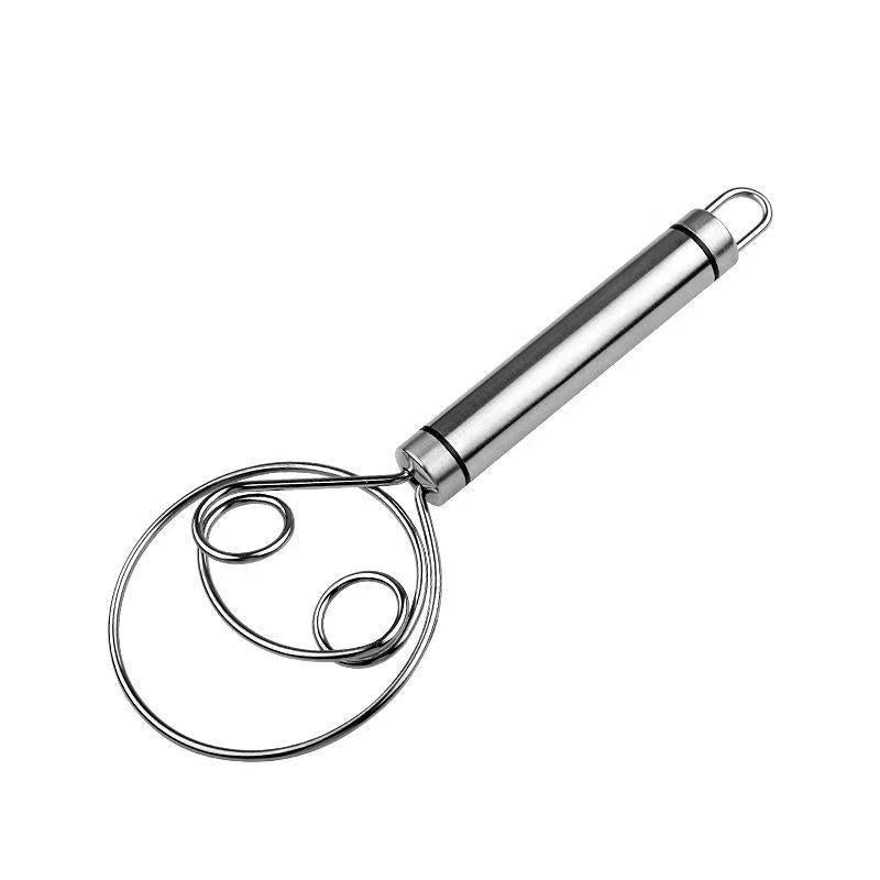 Ergonomic Stainless Steel Dough Whisk for Easy Mixing