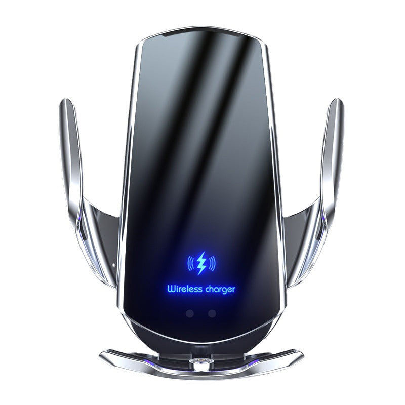 Wireless Car Charger Mount with Automatic Clamp and One-Handed Operation