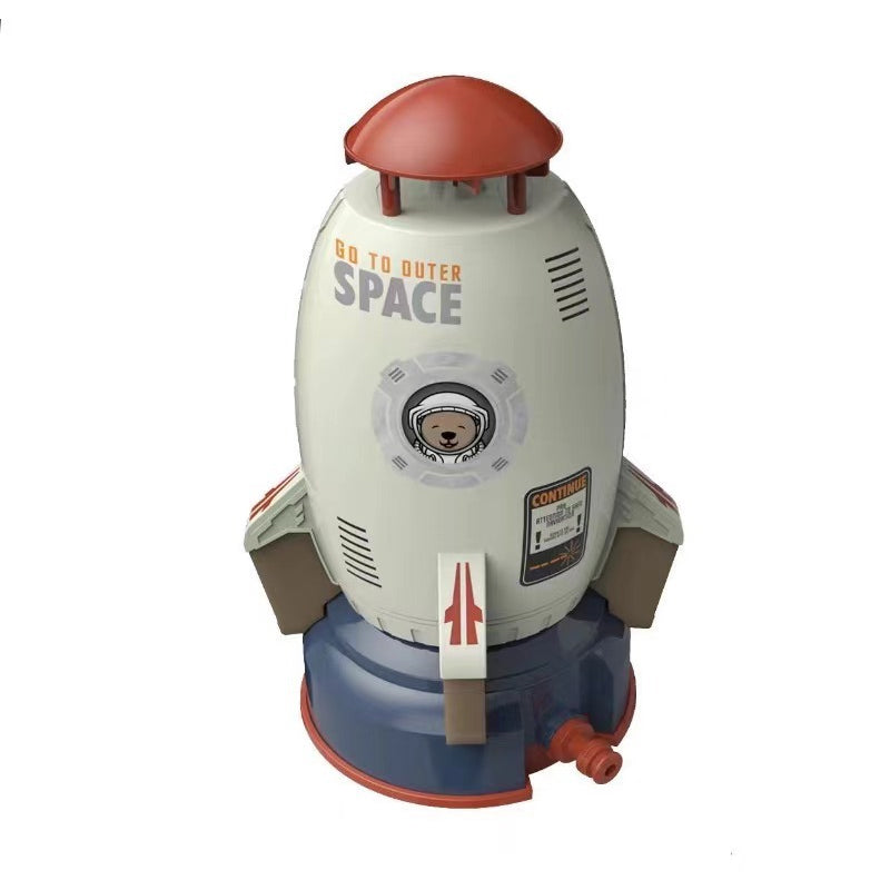 Outdoor Water Rocket Sprinkler Toy for Kids - Colorful Summer Fun
