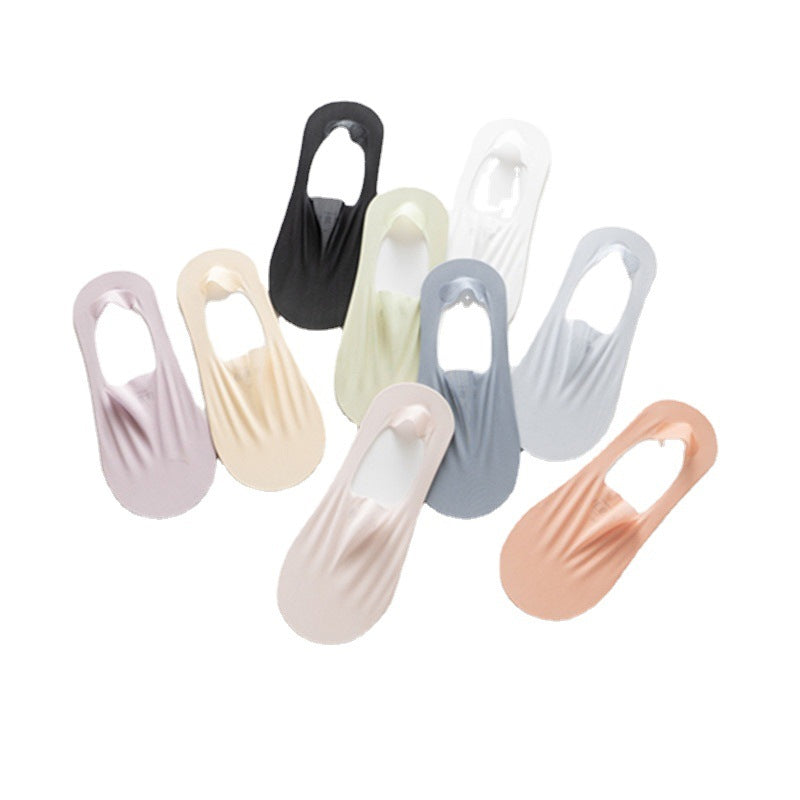 Breathable Invisible Ice Silk Ankle Socks