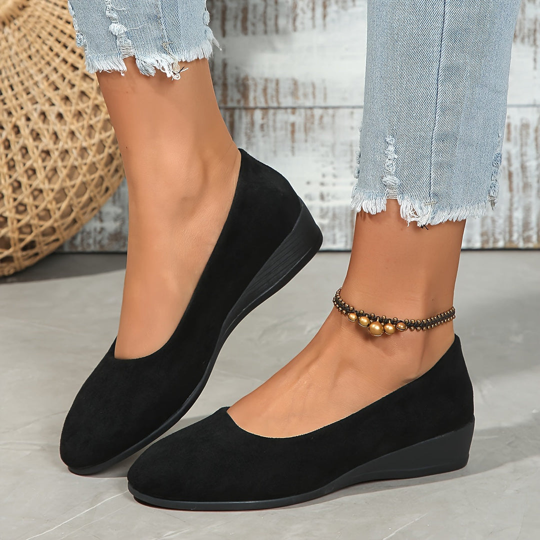 Éliane | Comfortable Wedge Heel Flats