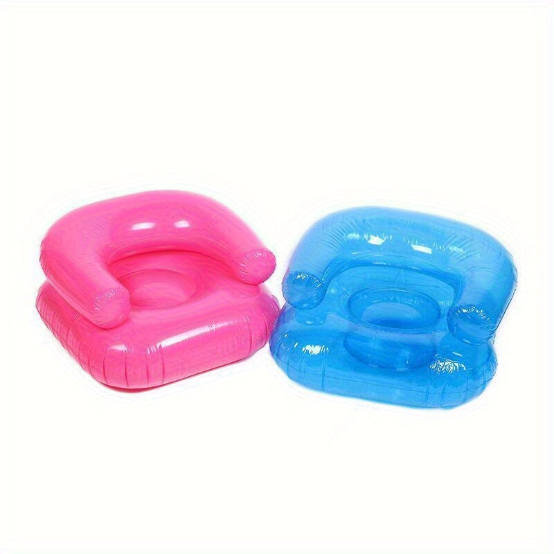Transparent Inflatable Chair for Adults with Comfortable Cushion