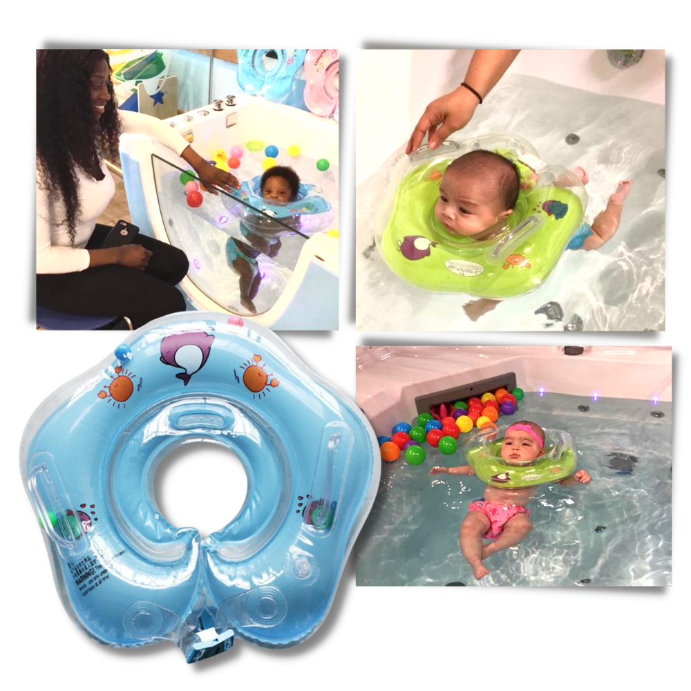 Baby Swimming Ring with Double Air Chambers and Safety Handles
