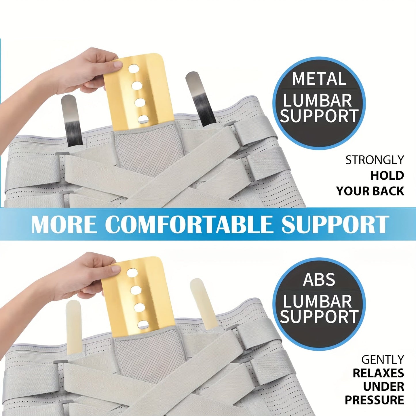 Adjustable Back Support Belt for Pain Relief and Relaxation