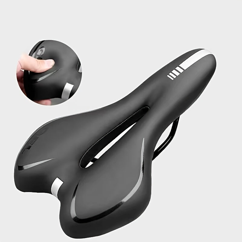 Ergonomic Breathable Bicycle Saddle with Ventilation Hole