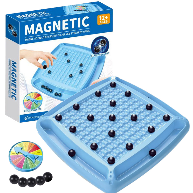 Magnetic Chess Game with Logic-Based Gameplay and Engaging Penalty System