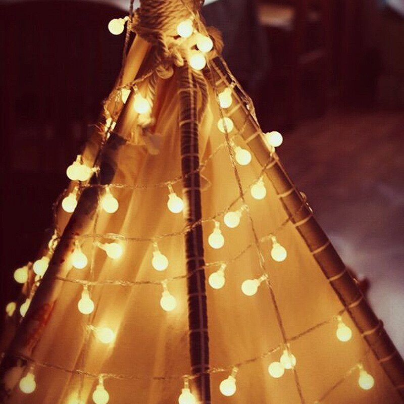 Crystal Globe String Lights USB Battery Operated 5-33 ft