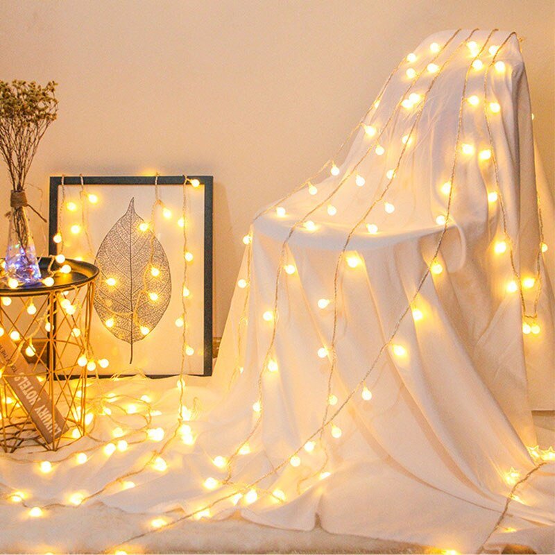 Crystal Globe String Lights USB Battery Operated 5-33 ft