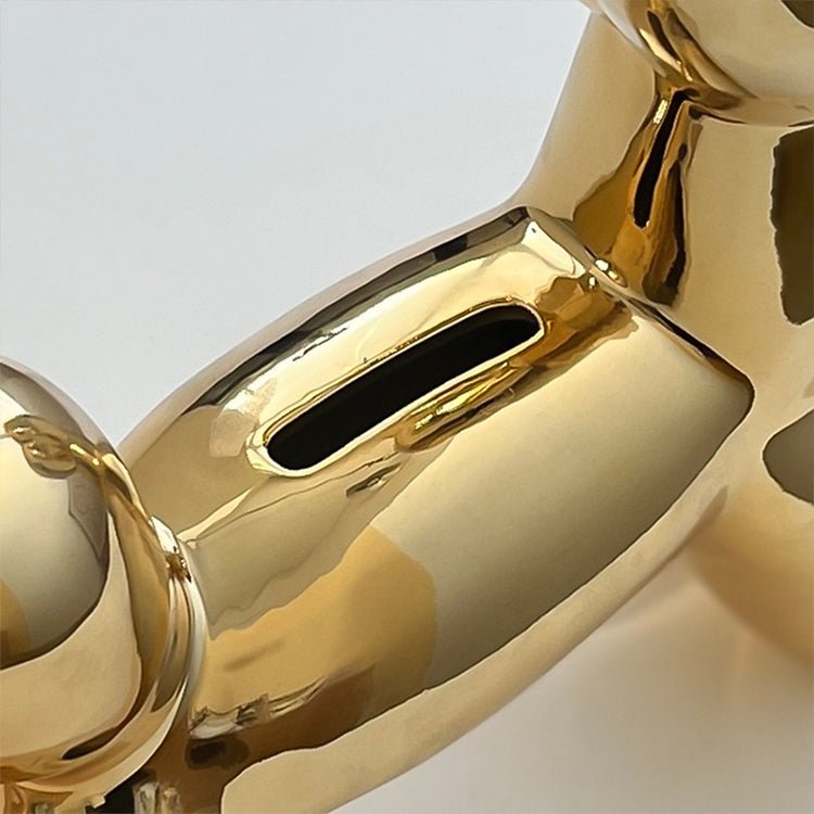 Modern Balloon Dog Piggy Bank in Luxurious Style