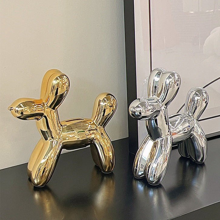 Modern Balloon Dog Piggy Bank in Luxurious Style