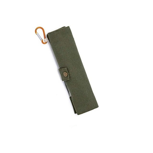 Eco-Friendly Bamboo Utensil Set with Travel Pouch and Straw